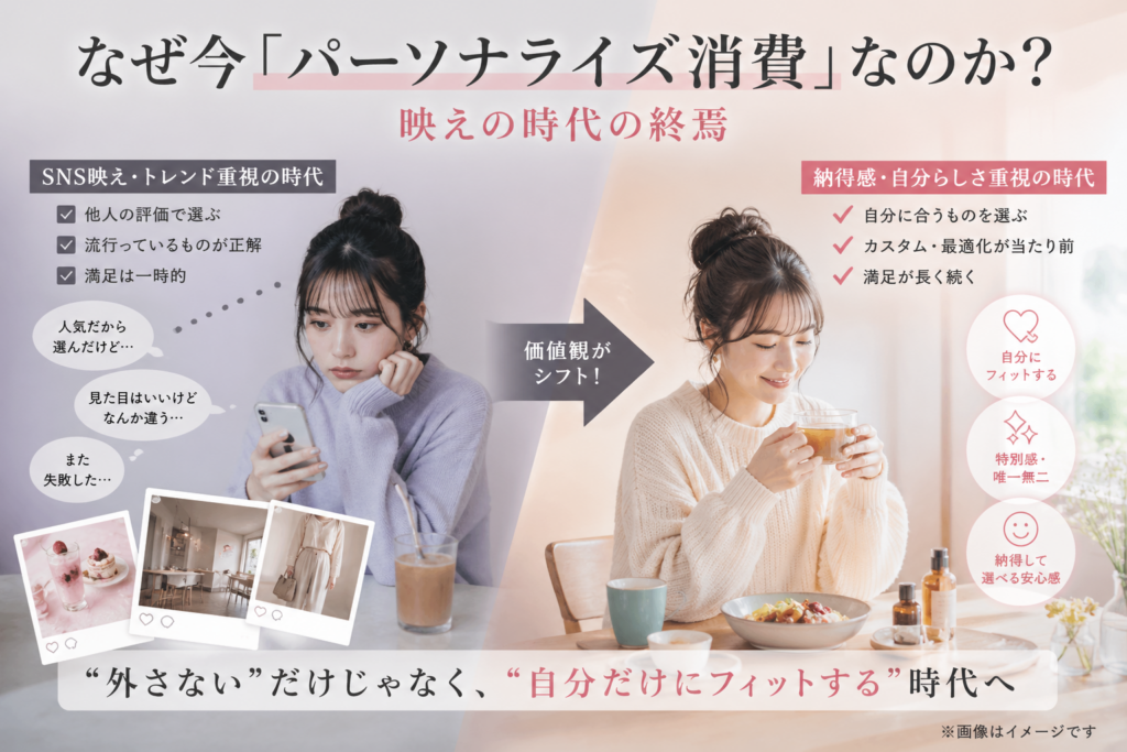 SNS映えから自分らしさへ アイキャッチ