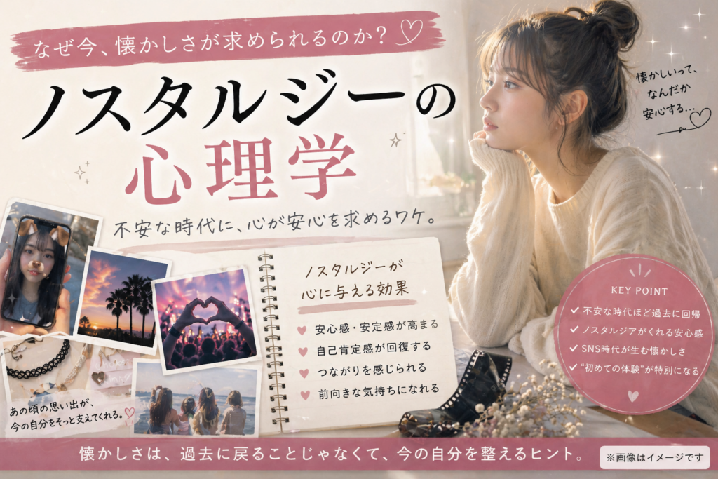 ノスタルジーの心理学と心の安心
