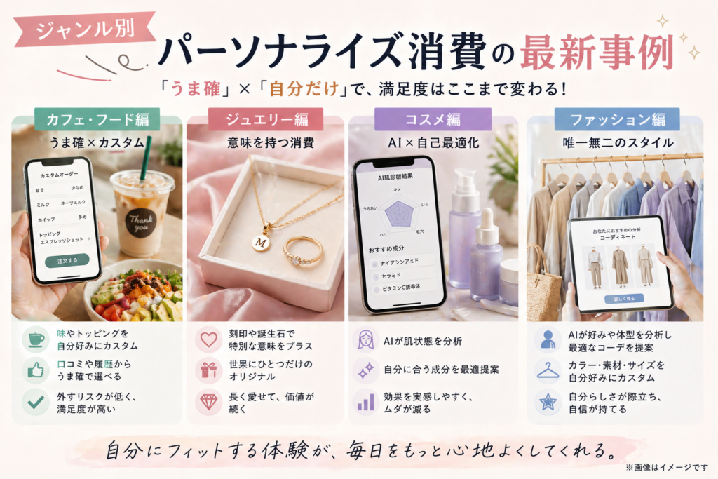 パーソナライズ消費の最新事例

