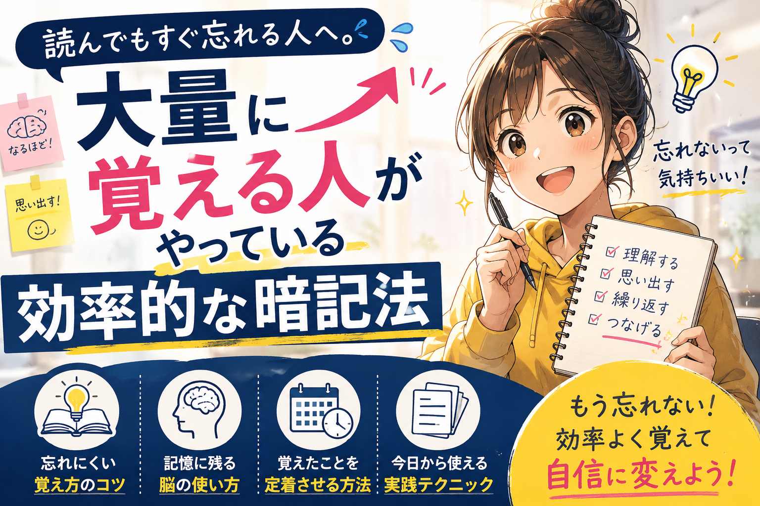 効率的な暗記法のコツ